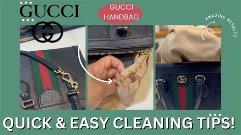 how to clean gucci leather|gucci bag cleaner.